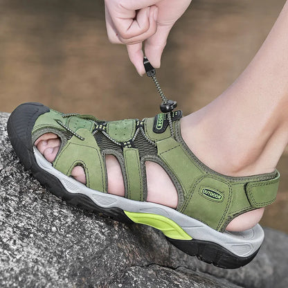 Outdoor Leather Hiking Sandals