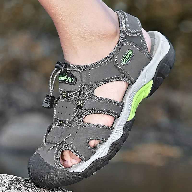 Outdoor Leather Hiking Sandals