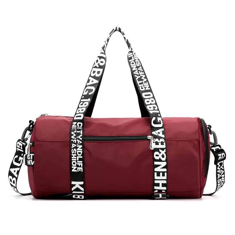 Women Travel Bag IX-SPORT dark red