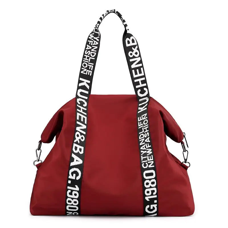 Women Sport Bag YITOUR wine red