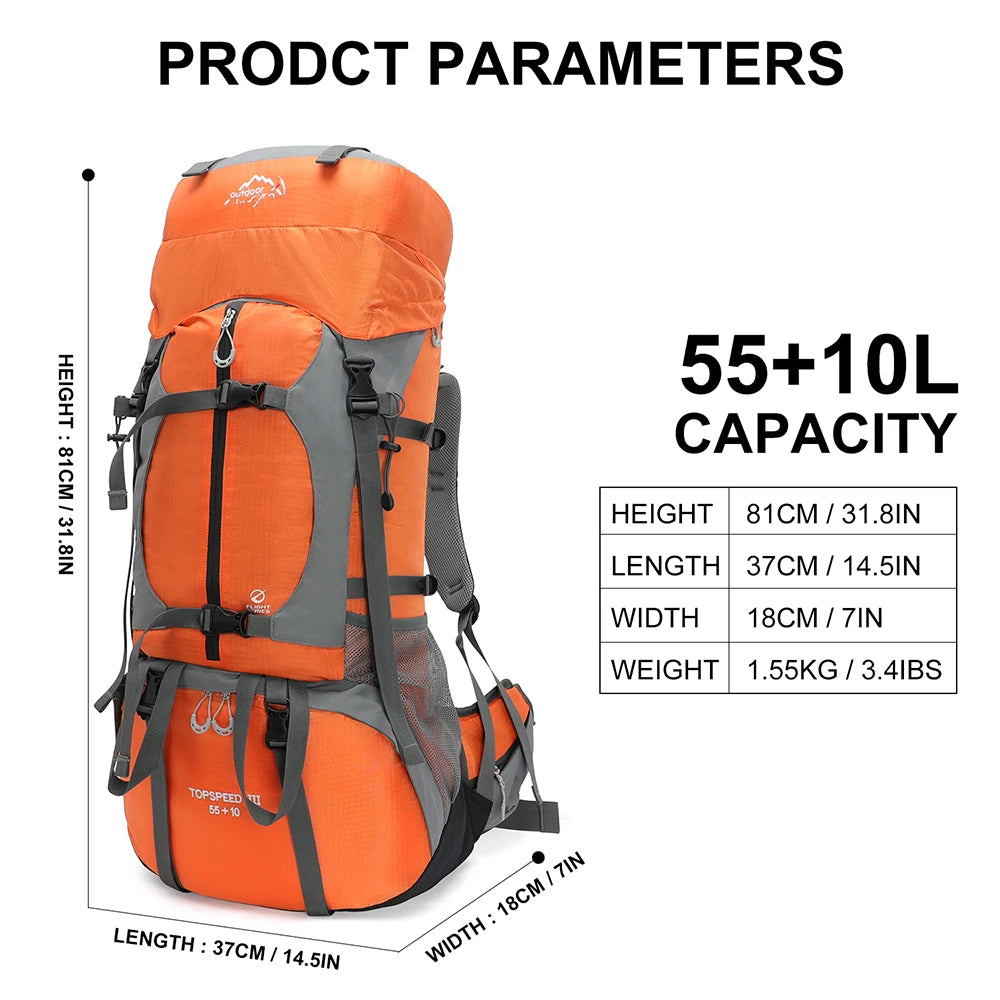 Backpacking Pack OLYMPUS III 65L